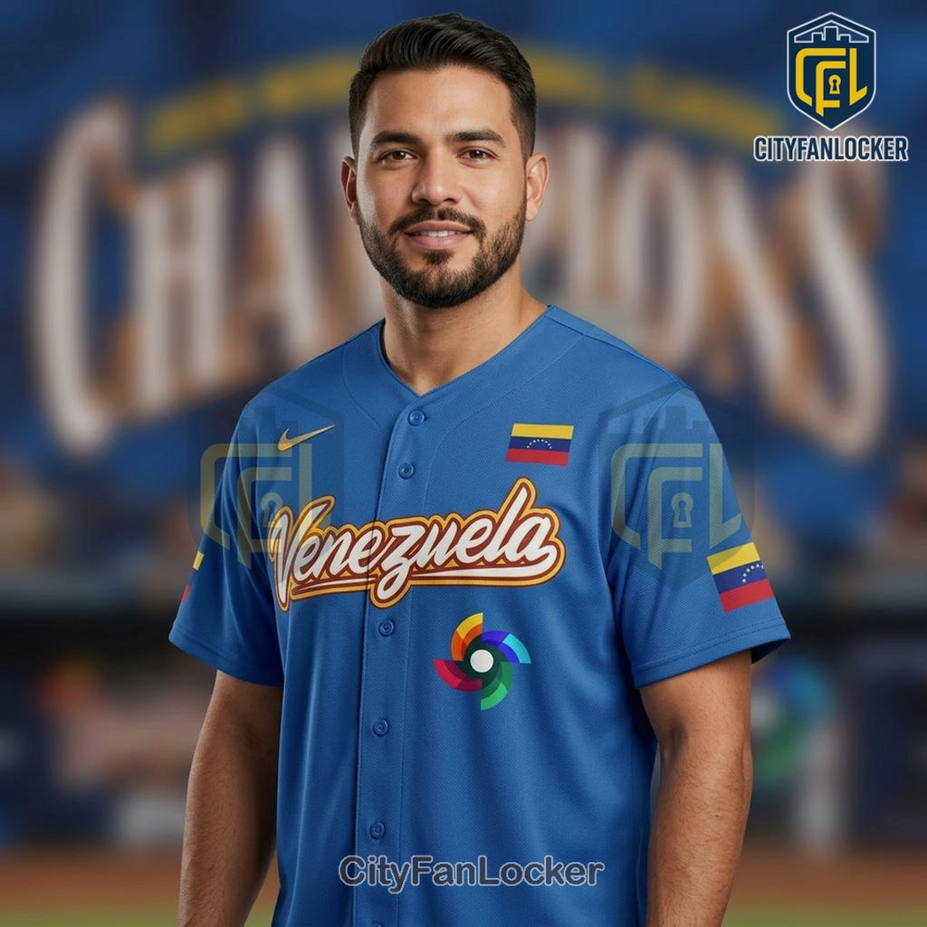 Venezuela WBC Champions 2026 Edition Baseball Jersey