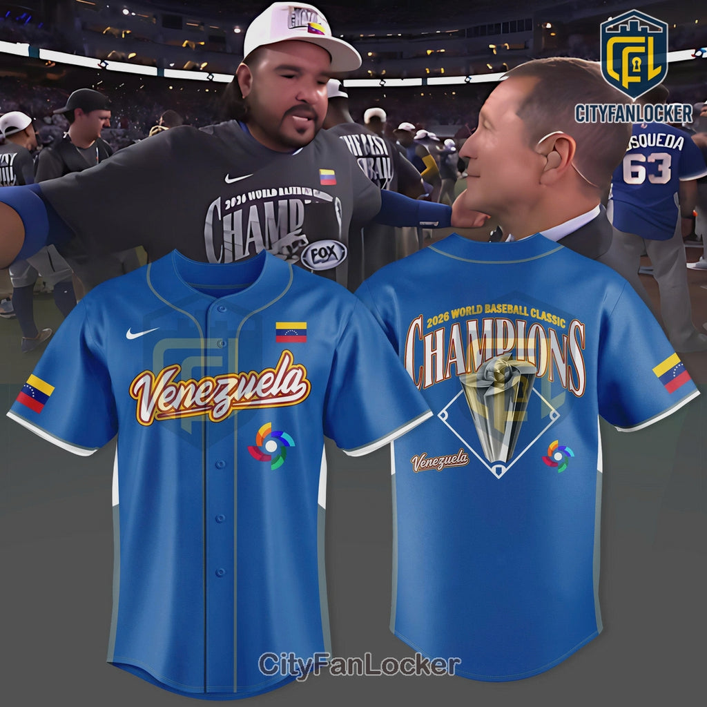 Venezuela WBC Champions 2026 Edition Baseball Jersey