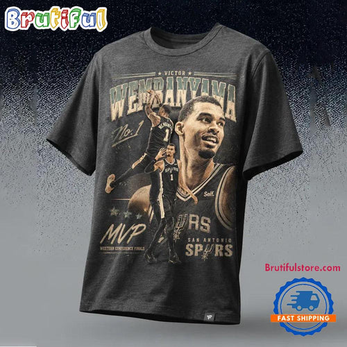 Victor Wembanyama MVP San Antonio Spurs 2026 Western Conference Graphic Design 3D Shirt