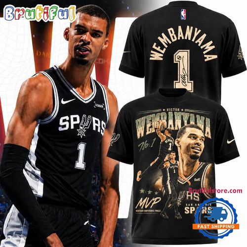 Victor Wembanyama MVP San Antonio Spurs 2026 Western Conference T Shirt