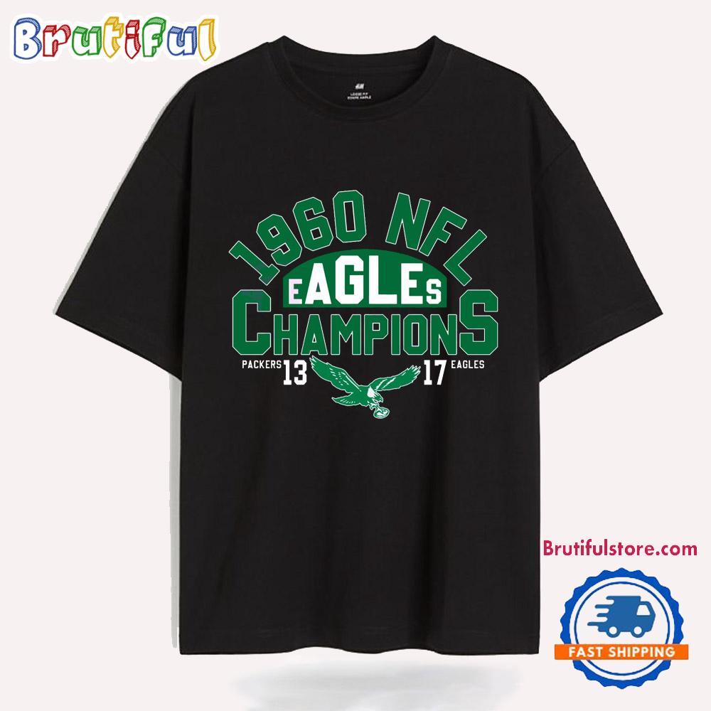 Vintage 1960 Nfl Eagles Champions Logo T Shirt