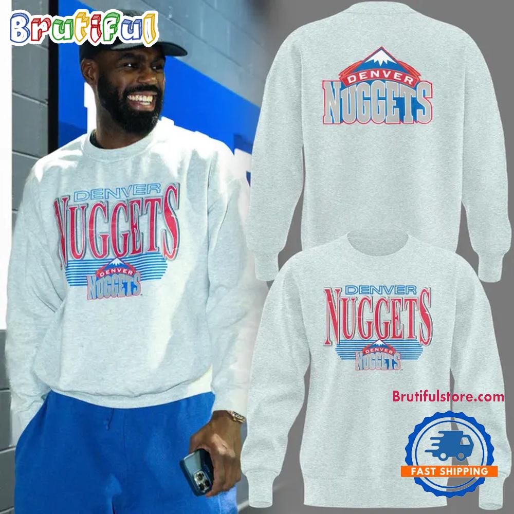 Vintage 1990s Denver Nuggets Logo Graphic Limited Edition Hoodie T-Shirt