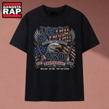 Vintage Lynyrd Skynyrd America 250th Anniversary American Eagle Graphic T Shirt, Music 2D Shirt
