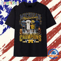 Vintage Michigan Wolverines National Champions Signatures Basketball T Shirt