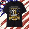 Vintage Michigan Wolverines National Champions Signatures Basketball T Shirt