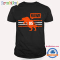 Vintage Myles Garrett Cleveland Browns 95 Rawr T Shirt