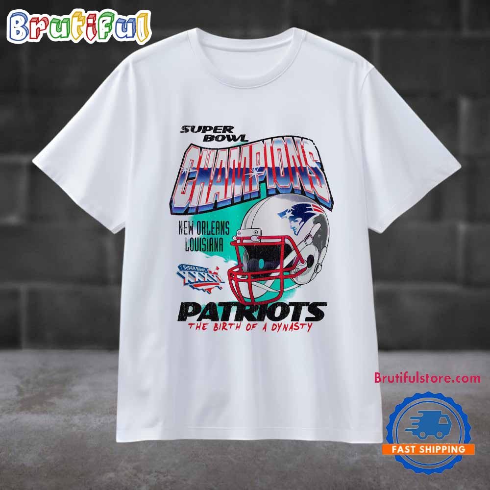 Vintage New England Patriots Super Bowl Champions T Shirt