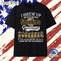 Vintage Pittsburgh Steelers I Grew Up Watching Greatness Signatures T Shirt