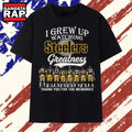 Vintage Pittsburgh Steelers I Grew Up Watching Greatness Signatures T Shirt