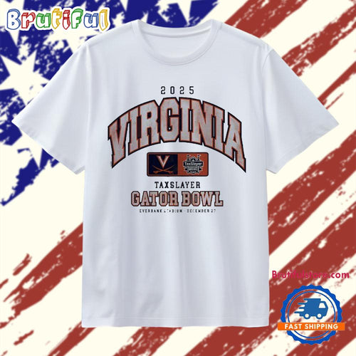 Virginia Cavaliers 2025 Taxslayer Gator Bowl T Shirt