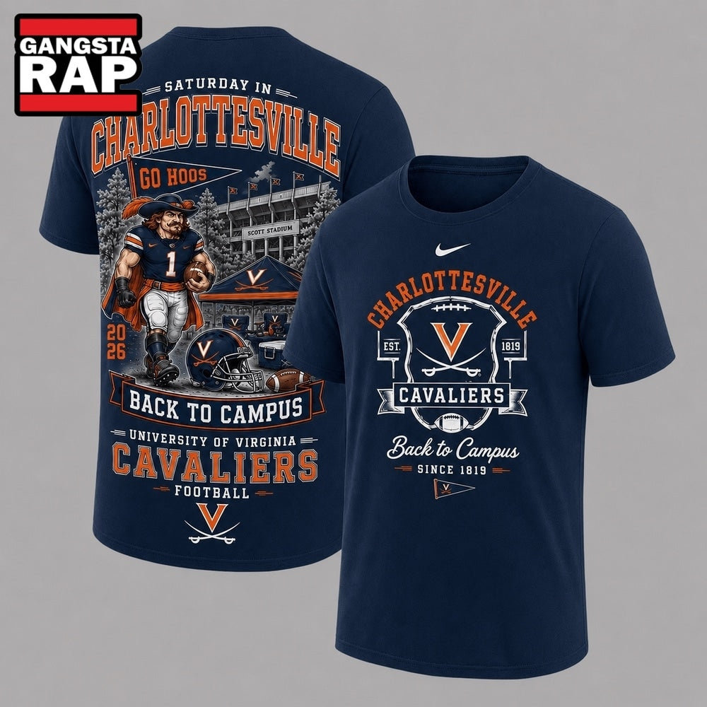 Virginia Cavaliers 2026 NCAA Back To Campus 3D Shirt