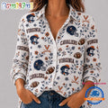 Virginia Cavaliers NCAA College Spirit Blossoms Women Casual Shirt