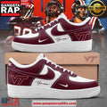 Virginia Tech Hokies Red Special Edition Custom Air Force 1 Sneakers Shoes
