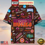 Virginia Tech Hokies Solgan HokieBird True Fan Spirit Custom Name Aloha Hawaiian Shirt
