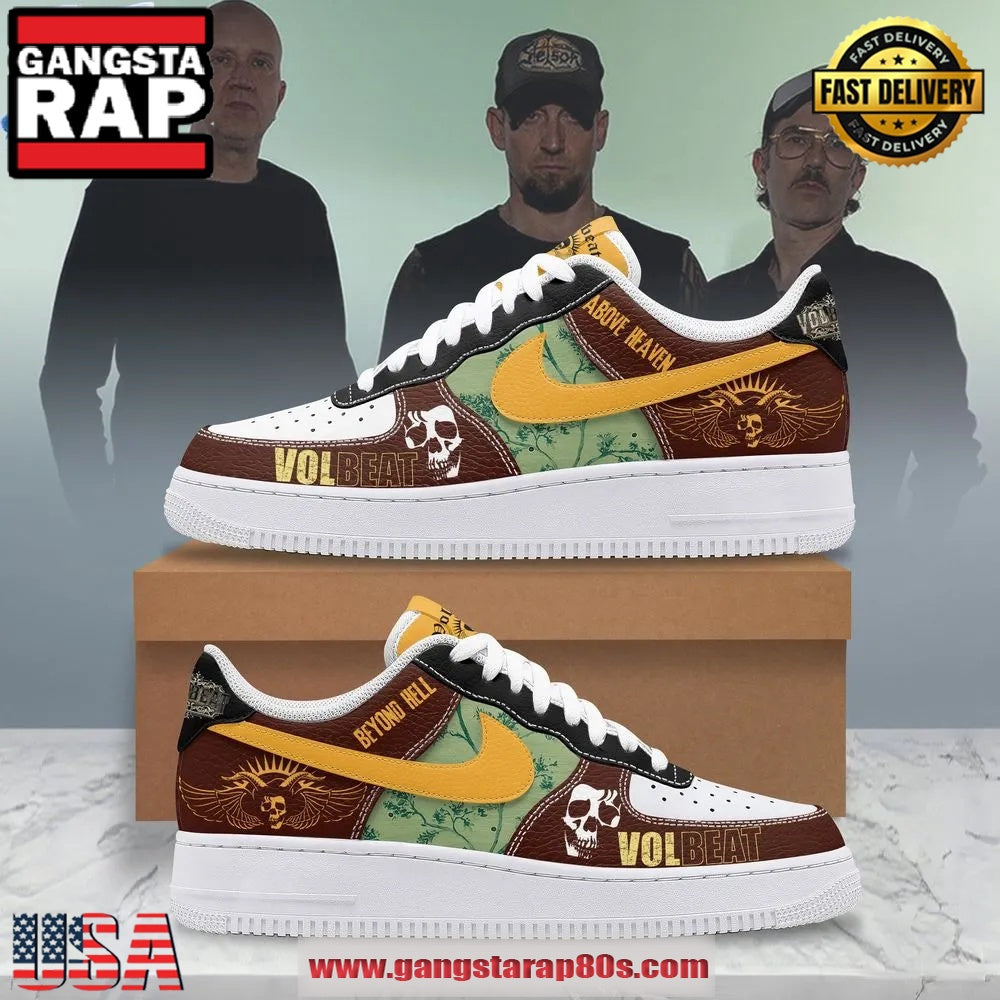 Volbeat Above Heaven Air Force 1 Running Sneakers Shoes