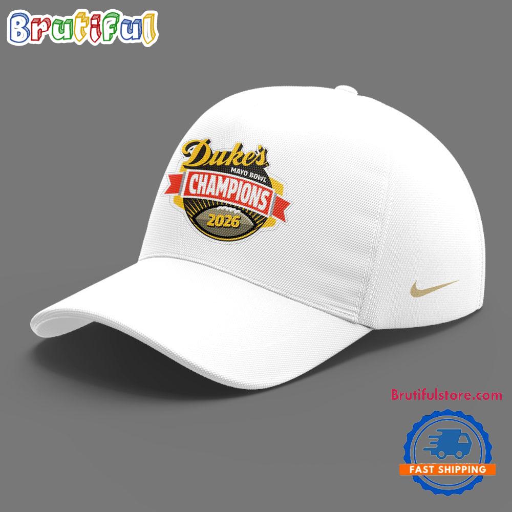 Wake Forest Demon Deacons 2026 Football Dukes Mayo Bowl Champions White Cap