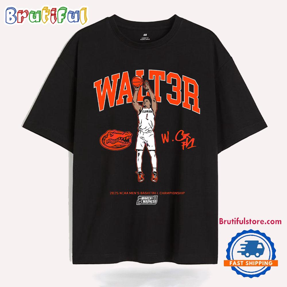 Walter Clayton Walt3r Florida Gators Basketball T Shirt