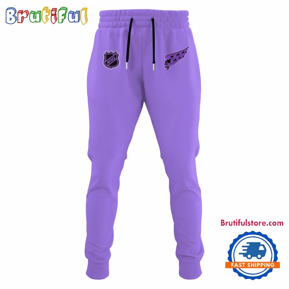 Washington Capitals 2025 NHL Hockey Fights Cancer Joggers Pants