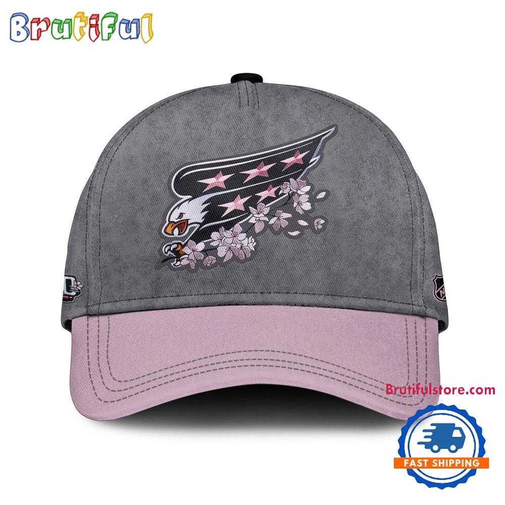 Washington Capitals 50th Anniversary Cherry Blossom Cap Hats
