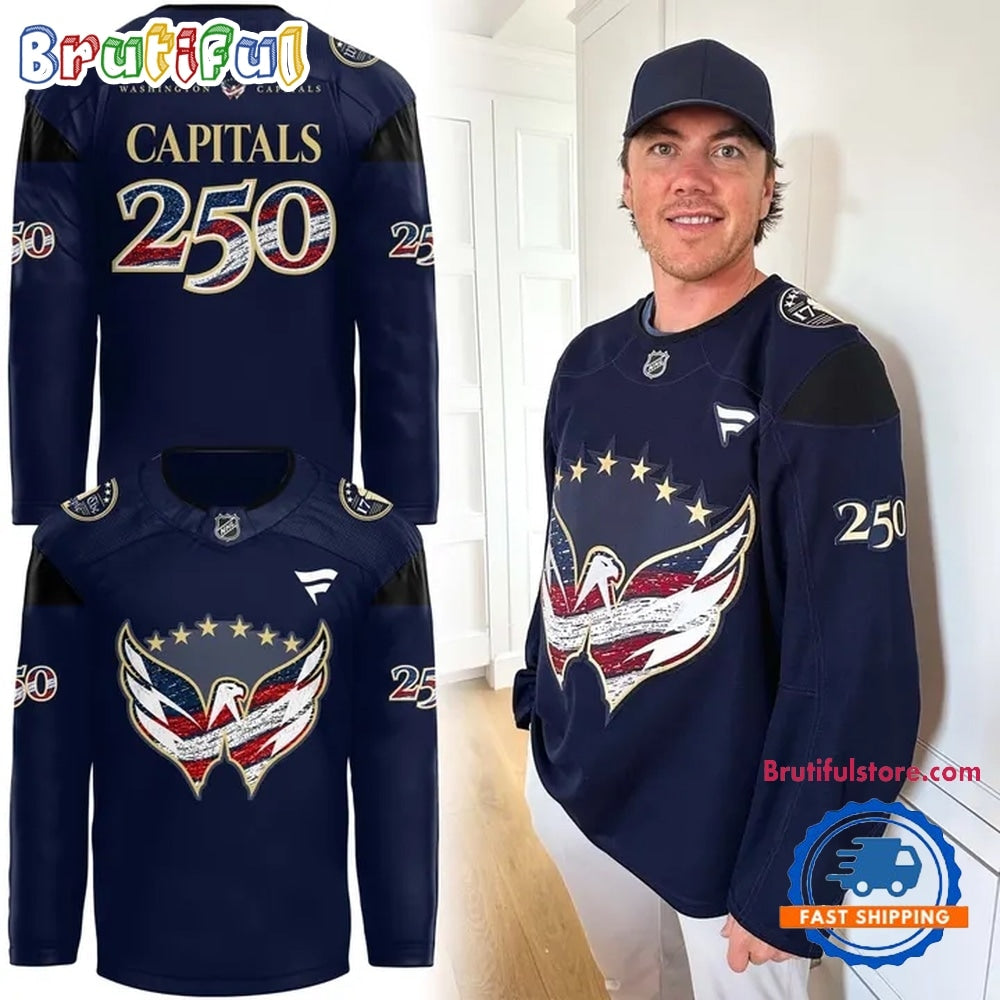 Washington Capitals America 250 Commemorative Hockey Jersey
