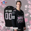 Washington Capitals Caps In Bloom Cherry Blossom Hockey Jersey