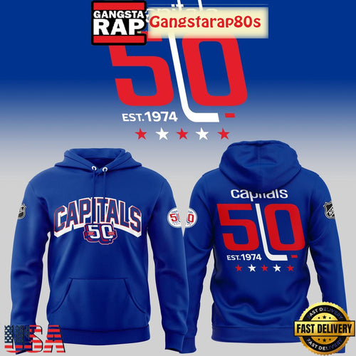 Washington Capitals Hockey 50 Years Since 1974 Hoodie Shirt