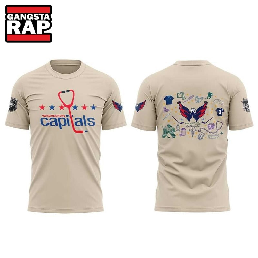 Washington Capitals x Nurse Appreciation Night 2026 Special New T Shirt