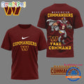 Washington Commanders 2025 NFL Nation Gear All Over Print Shirt