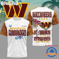 Washington Commanders 2026 NFL Hawaii Strong Limited Edition 3D Shirt