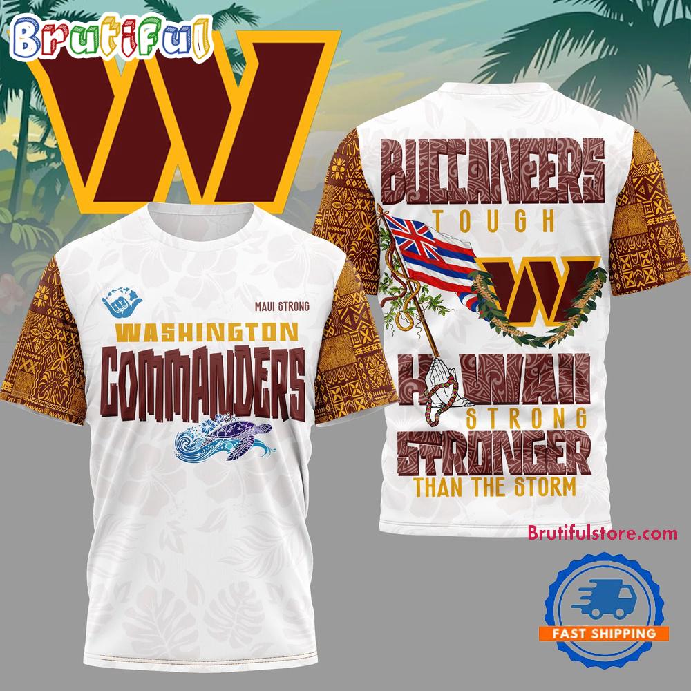 Washington Commanders 2026 NFL Hawaii Strong Limited Edition 3D Shirt