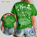 Washington Commanders 2026 NFL Kiss Me St. Patricks Day All Over Print Shirt