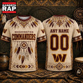 Washington Commanders 2026 NFL Native American Heritage 3D Shirt, Football New Design Shirt