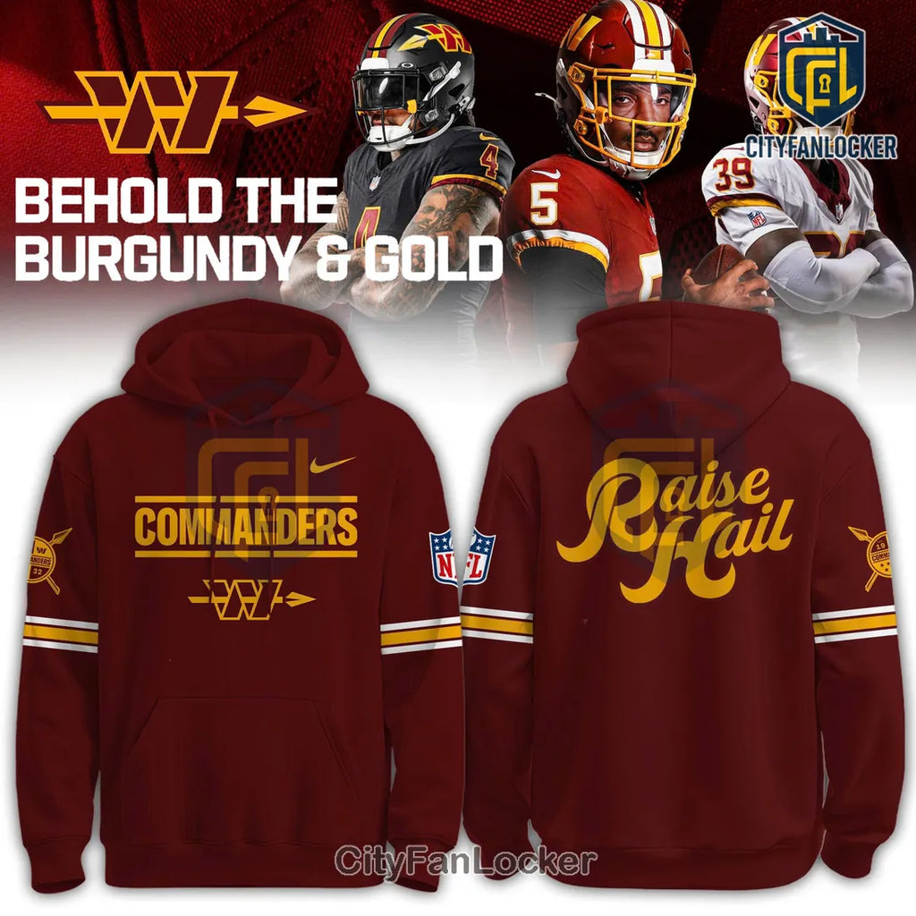 Washington Commanders Burgundy Gold Limited Edition Hoodie
