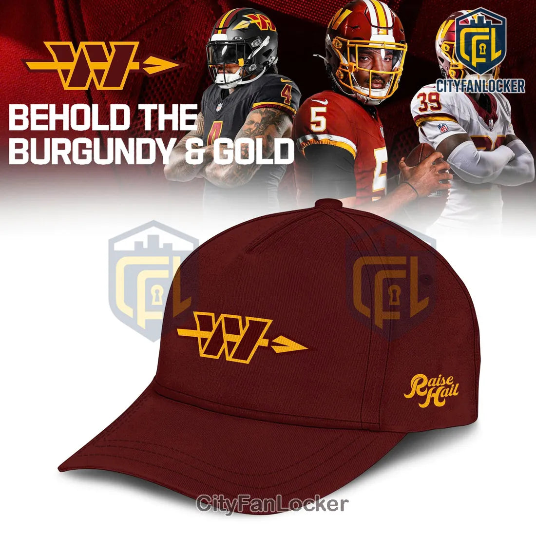 Washington Commanders Burgundy Gold Limited Edition Hoodie