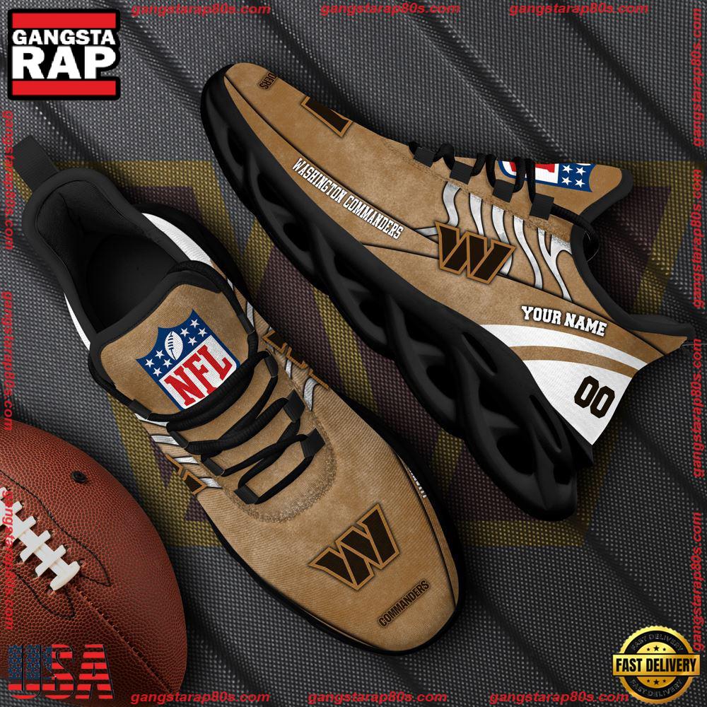NFL Washington Commanders New Design Max Soul Shoes, Running Sneakers