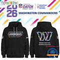 Washington Commanders NFL Crucial Catch 2026 Limited Edition Black Hoodie Shirt