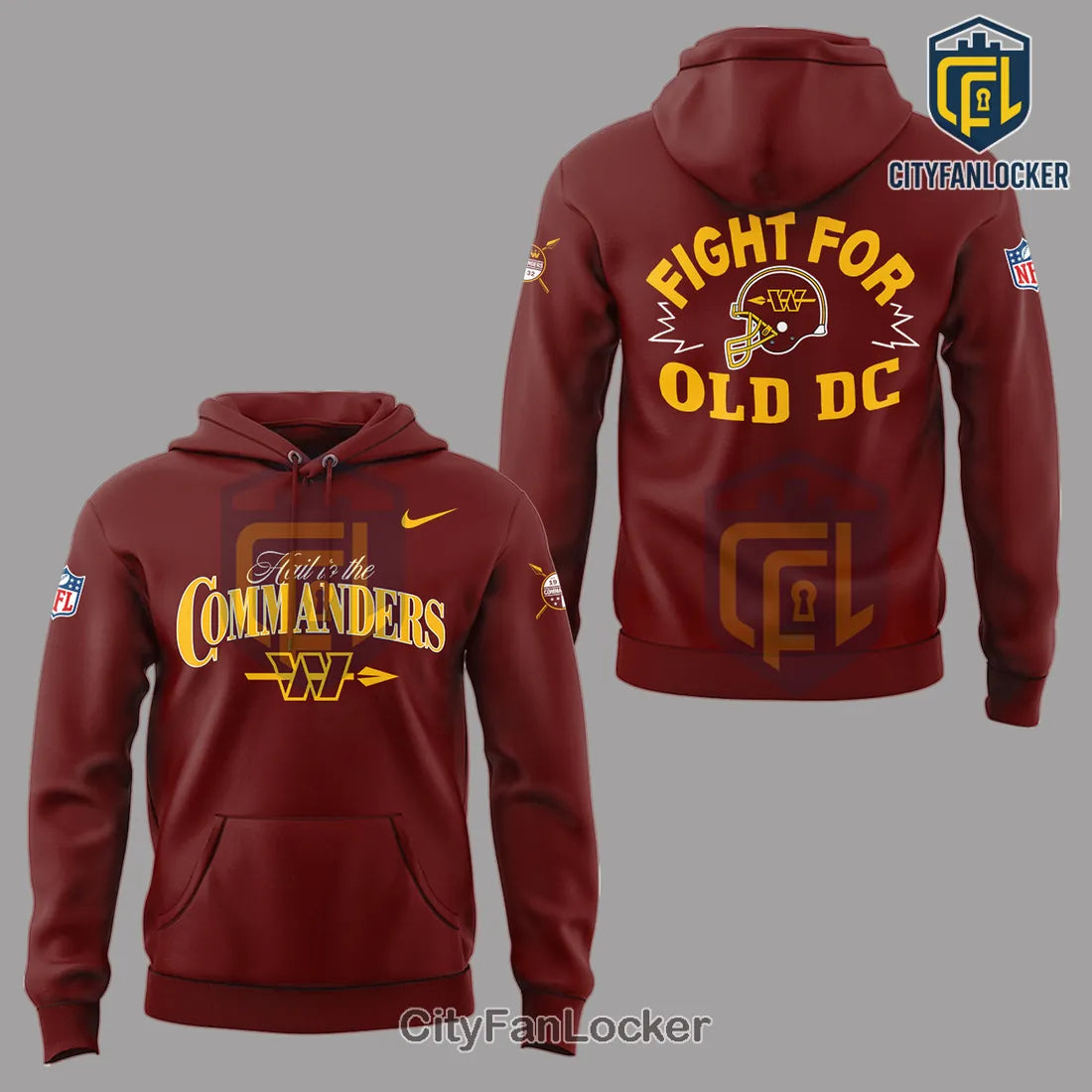 Washington Commanders NFL Hail to the Commanders Premium Hoodie