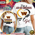 Washington Commanders NFL Jeep Girl Women’s Shirt