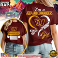 Washington Commanders NFL Jeep Girl Women’s T Shirt