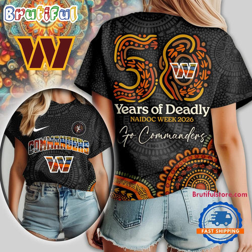 Washington Commanders NFL Naidoc Week 2026 Unisex T Shirt