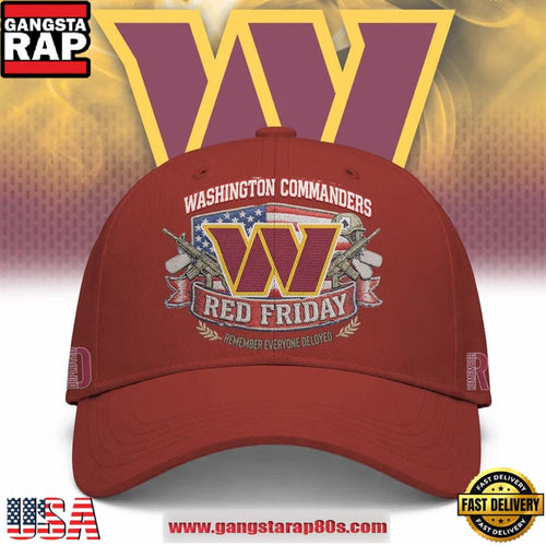 Washington Commanders NFL RED Friday Classic Cap Hats