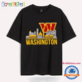 Washington Commanders Players Names City Skyline T Shirt