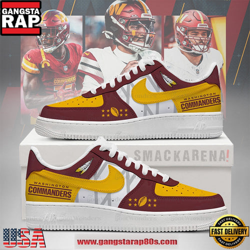 Washington Commanders Trending Football Sneakers NFL Air Force 1 Shoes