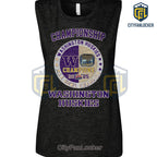 Washington Huskies 2024-25 LA Bowl Championship Ring Purple T-Shirt
