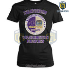 Washington Huskies 2024-25 LA Bowl Championship Ring Purple T-Shirt