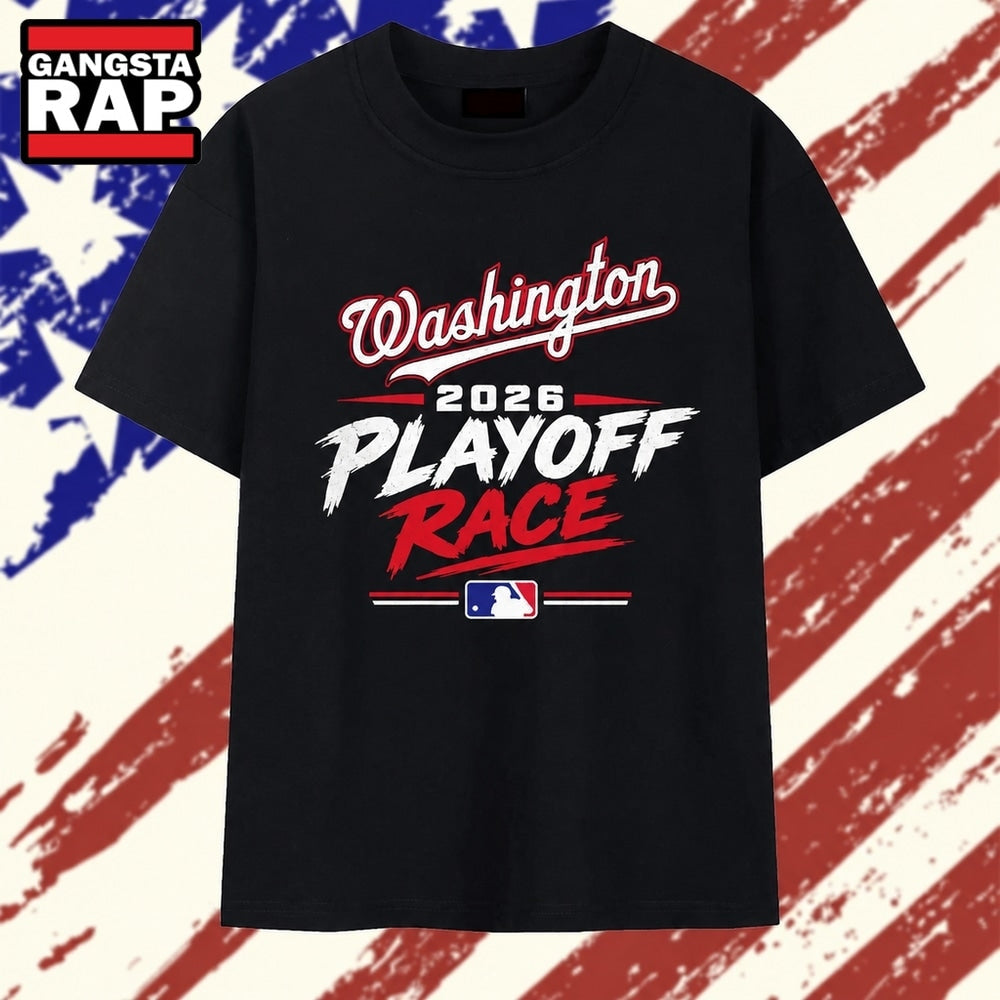 Washington Nationals 2026 Playoff Race Baseball T Shirt