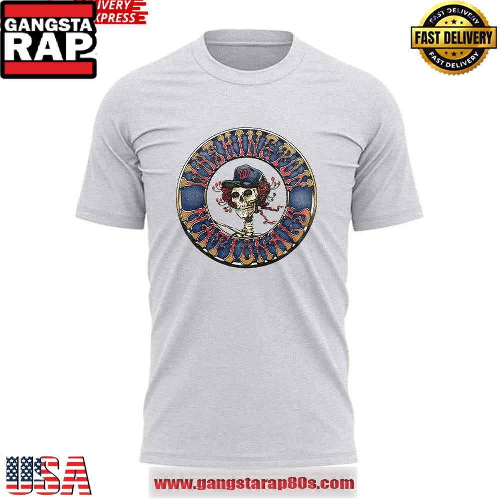 Washington Nationals Grateful Dead Tribute Night 2025 T Shirt