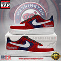 Washington Nationals MLB Unique Sports Air Force 1 Low Top Shoes Running Sneakers