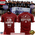 Washington State Cougars 2026 Mountain West Baseball Champions Unisex 3D Shirt