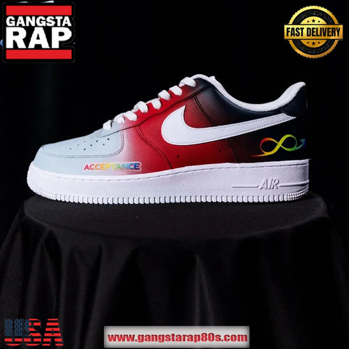Washington Wizards x To The Max Autism Acceptance 2025 Limited Edition Air Force 1 Running Sneakers Shoes